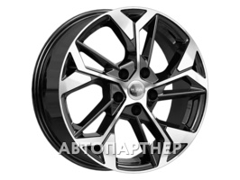 K&K KC1062 6.5x17 5x108 ET33 60.1 Алмаз черный ZV 17 Tiggo 4 Pro